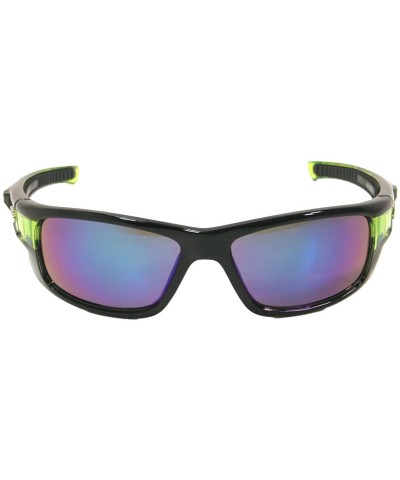 Wrap Sport Wrap Cycling Running Fishing Hiking Sunglasses 3142 - Green - C811LF9Q3H1 $12.89