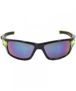 Wrap Sport Wrap Cycling Running Fishing Hiking Sunglasses 3142 - Green - C811LF9Q3H1 $12.89