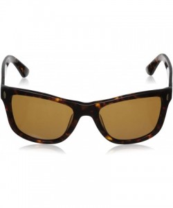 Round Classic Wayfarer HTG1006 C2 Polarized Round Sunglasses - Brown/Brown - CI11OCMV3EV $32.23
