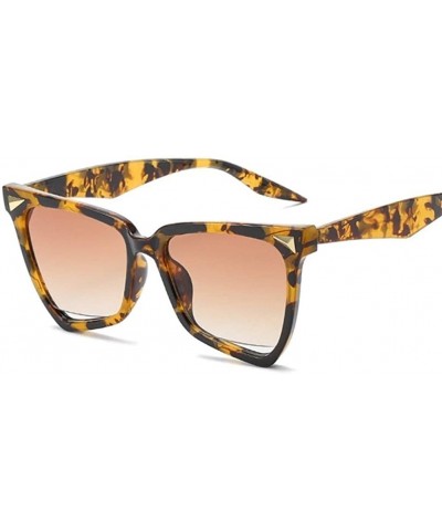 Cat Eye Cat Eye Leopard Sunglasses Women Vintage Sun Glasses Uv400 - Leopard - CG19990EGDM $10.52