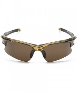 Goggle UNBREAKBLE TR90 Frame Triathlon Sports Glasses for Cycling- Running- Golfing - Amber - CE11YGGSX2X $15.47