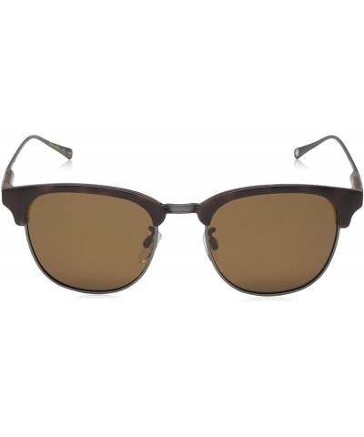 Square Life is Good Unisex-Adult Crater Lake Polarized Square Sunglasses - Matte Dark Tort - CU18RLAXERZ $29.00