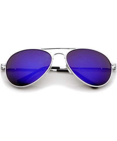 Aviator Premium Full Mirrored Aviator Sunglasses w/Flash Mirror Lens (Ice Revo Each) - CE116RH630N $10.00