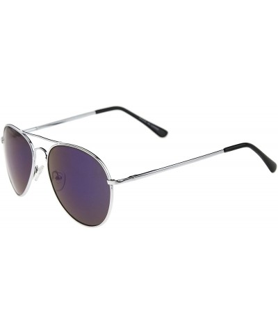 Aviator Premium Full Mirrored Aviator Sunglasses w/Flash Mirror Lens (Ice Revo Each) - CE116RH630N $10.00