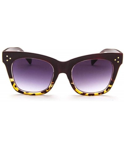 Aviator 2019 Fashion Cat Eye Leopard Sunglasses Vintage Women Brand Designer Plastic C2 - C6 - C418YZWSKGT $20.41