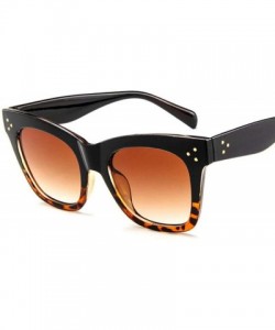 Aviator 2019 Fashion Cat Eye Leopard Sunglasses Vintage Women Brand Designer Plastic C2 - C6 - C418YZWSKGT $11.01
