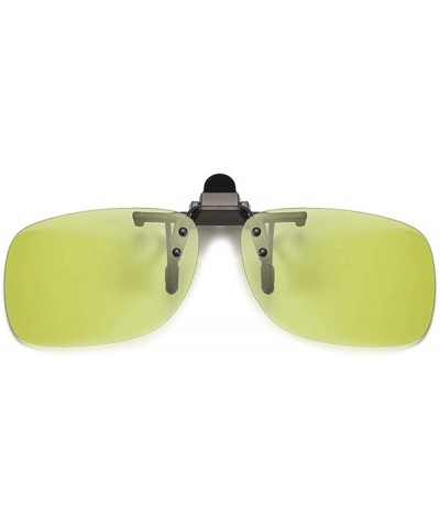 Oversized Polarized clip driver driving sunglasses men's glasses frame - Blue to Gray - C2190MAIA5L $63.71