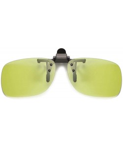 Oversized Polarized clip driver driving sunglasses men's glasses frame - Blue to Gray - C2190MAIA5L $33.69