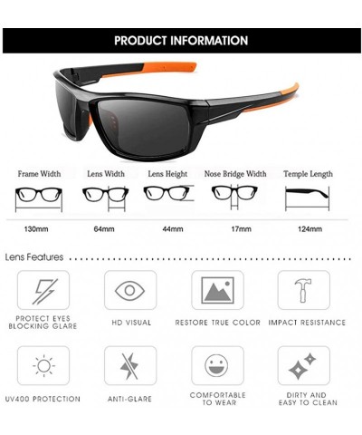 Sport Polarized Sunglasses for Men Women Camo Frame Fishing Sports glasses outdoor Hunting UV Protection sunglasses - C1196RO...