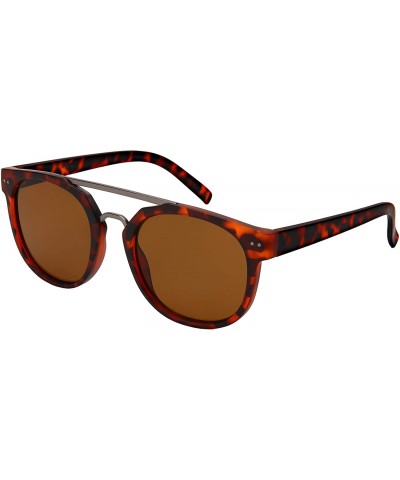 Oval Vintage Round Horn Rim Sunglass Women Oval Sunglasses for Men 53110-FLSD - CP18MD4S5T3 $21.73