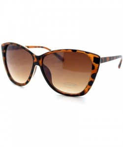 Butterfly Oversized Square Butterfly Frame Sunglasses Womens Fashion Eyewear - Tortoise - CN122DPJ9XF $10.48