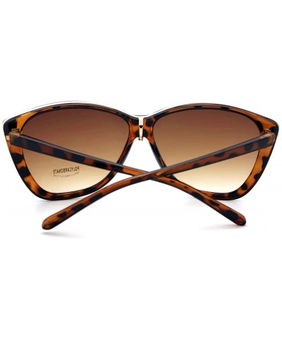 Butterfly Oversized Square Butterfly Frame Sunglasses Womens Fashion Eyewear - Tortoise - CN122DPJ9XF $10.48