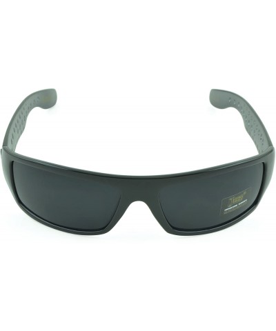 Oval Gangster Sunglass Hardcore Dark Lens Sunglasses Men Women - Gray - C412D1PG9C5 $21.45