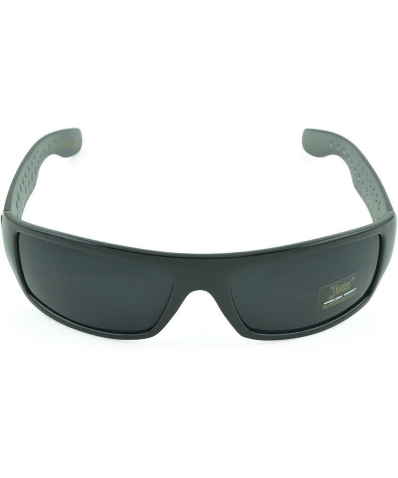 Oval Gangster Sunglass Hardcore Dark Lens Sunglasses Men Women - Gray - C412D1PG9C5 $12.33