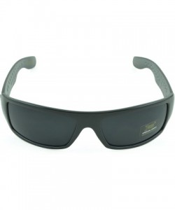 Oval Gangster Sunglass Hardcore Dark Lens Sunglasses Men Women - Gray - C412D1PG9C5 $12.33