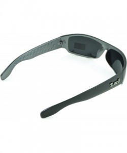 Oval Gangster Sunglass Hardcore Dark Lens Sunglasses Men Women - Gray - C412D1PG9C5 $12.33