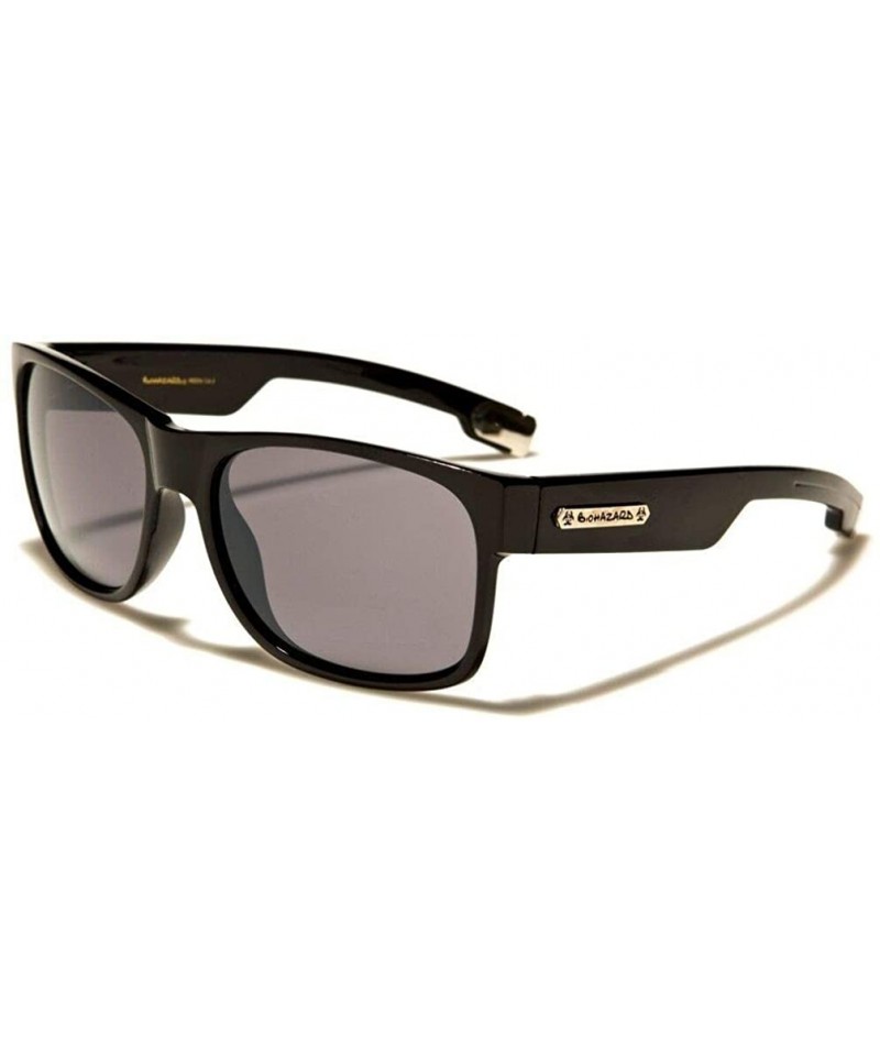 Sport Square Abstract Classic Sport Sunglasses - Black Frame - CX18W9MCCWM $9.56