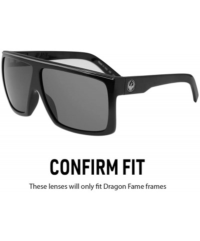Sport Polarized Replacement Lenses for Dragon Fame Sunglasses - Multiple Options - Red Mirror - CF120X6SA85 $41.53
