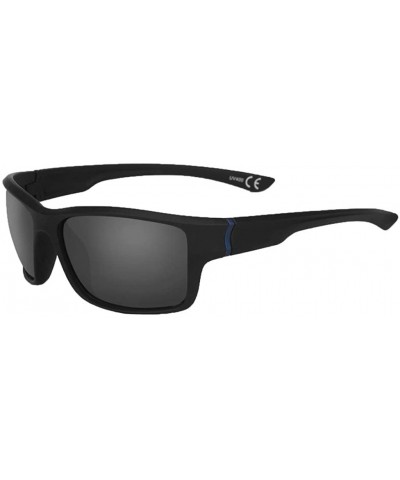 Square Sports Sunglasses-Shatterproof Glasses For Men Cycling Running Driving Baseball - C - CR196YYRYC7 $11.11