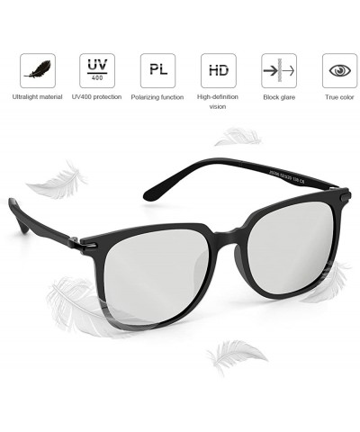 Sport Polarized Sunglasses Lightweight Mercury coating - CC18EHT96G4 $7.69