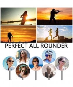 Round Polarized Sports Sunglasses for men women Baseball Running Cycling Fishing Golf Tr90 ultralight Frame JE001 - CM18LCGGW...