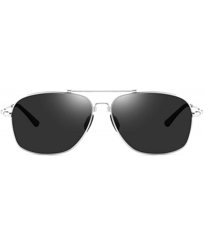 Aviator Military Style Classic Sunglasses for Men Women Aviator Polarized Sun Glasses UV 400 Protection - CS18QOHQ5QK $28.90