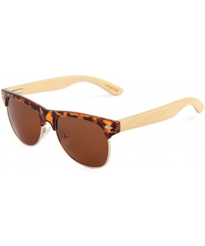 Rimless Decoration Semi Rimless Sunglasses Protection - Red - CN1997LRE7E $27.22