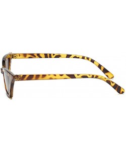 Cat Eye Small Cat Eye Sunglasses for Women Retro Sun Glasses Female Fashion Accessories - Leopard With Brown - CM18DX0YAIN $9.29