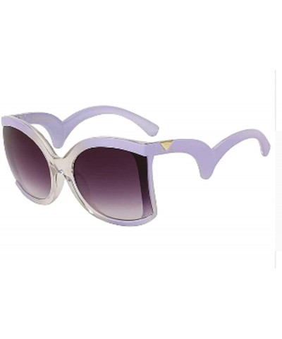 Square Ladies Square Sunglasses Women Luxury Brand Design Oversize Shades Female Gradient Lens Sun Glasses Big Frame - CJ18NO...