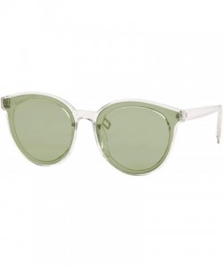 Goggle Stylish Sunglasses for Women Classic Vintage Cat Eye Oversized Green - CO18O7NM5AT $8.06