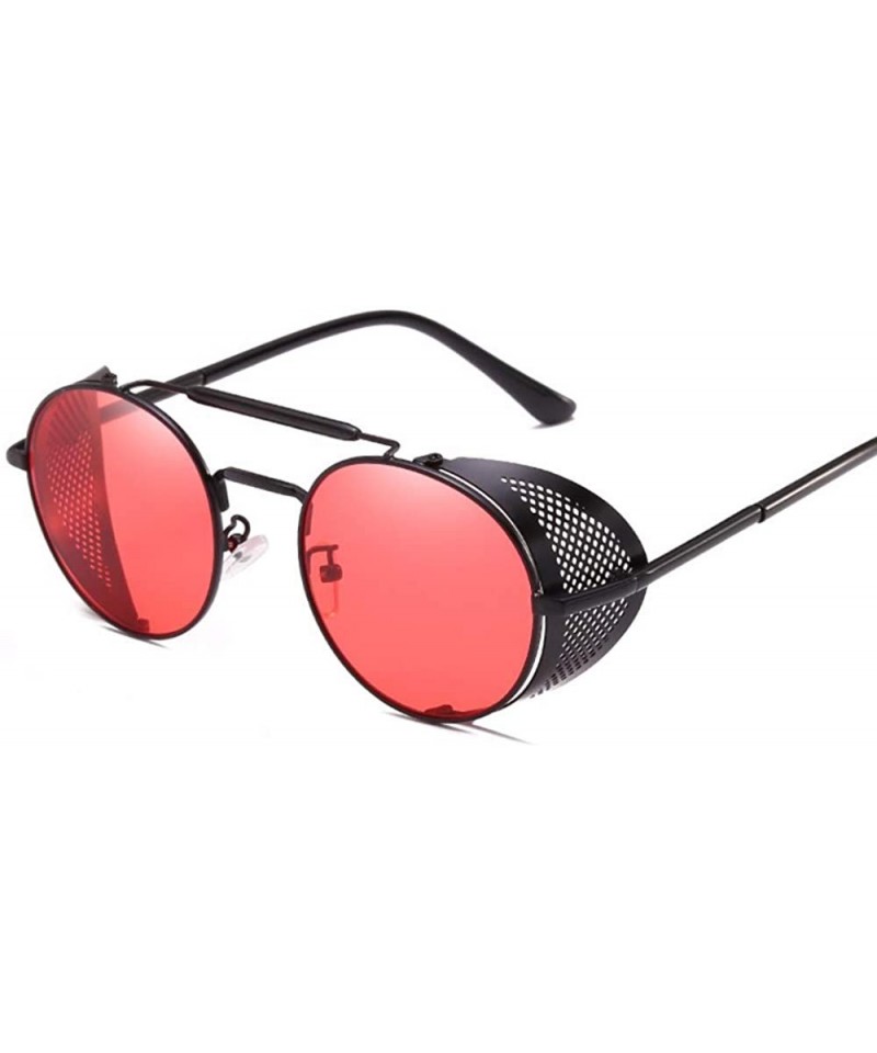 Aviator Steam sunglasses for men and women in Europe and America - F - CZ18Q06LH4O $30.79
