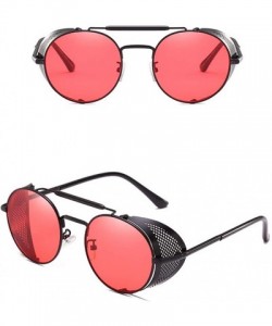 Aviator Steam sunglasses for men and women in Europe and America - F - CZ18Q06LH4O $30.79