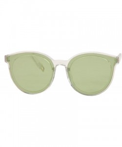Goggle Stylish Sunglasses for Women Classic Vintage Cat Eye Oversized Green - CO18O7NM5AT $8.06