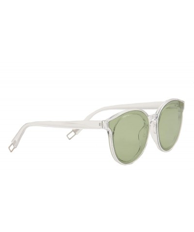 Goggle Stylish Sunglasses for Women Classic Vintage Cat Eye Oversized Green - CO18O7NM5AT $8.06