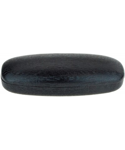 Rectangular Sunglasses & Eyeglasses Protective Case Faux Leather Wood Pattern - Black - CQ1877N45W4 $9.85