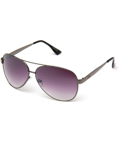 Aviator Fashion Aviator Sunglasses - Gunmetal - C1119VA2F1D $9.58