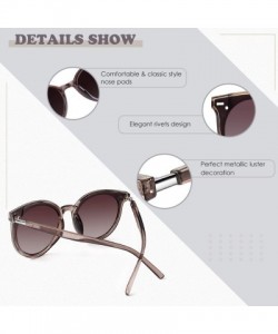 Cat Eye Polarized Sunglasses for Women Sun Glasses Fashion Oversized Shades S85 - CH18UC8O4DK $11.47