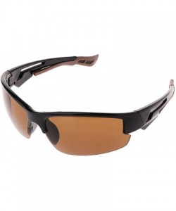 Square SimdocCycling Polarized Sunglasses-Outdoor Fishing Sports Polarized Spectacles - Black - CR18G9QKXD2 $6.97