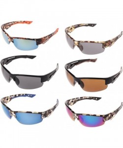 Square SimdocCycling Polarized Sunglasses-Outdoor Fishing Sports Polarized Spectacles - Black - CR18G9QKXD2 $6.97