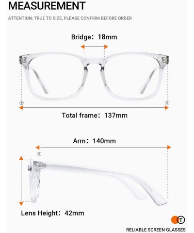 Square Women Men Photochromic Glasses with Blue Light Blocking Lenses Square Nerd Frames Anti UV Sunglasses - CW192637WGI $27.92