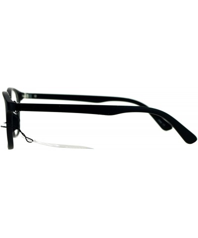 Square Clear Lens Eyeglasses Vintage Retro Metal Bridge Glasses Frame UV 400 - Matte Black - CH189Y3OUT0 $9.95