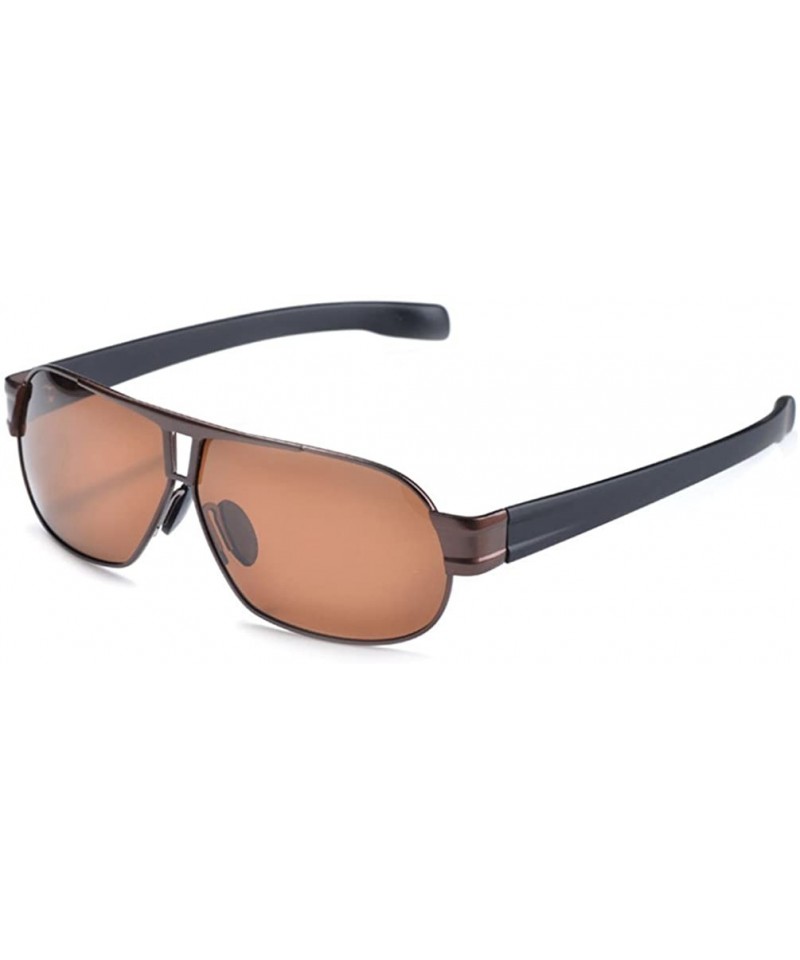 Aviator Mens Sunglasses X-Men Cool Metal Frame Amazing Design Durable Sunglasses - Black/Brown - CT11Z94EX0H $11.85