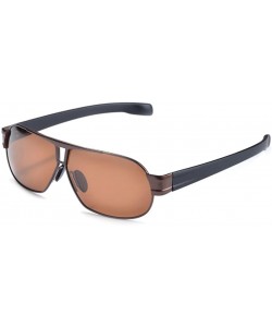 Aviator Mens Sunglasses X-Men Cool Metal Frame Amazing Design Durable Sunglasses - Black/Brown - CT11Z94EX0H $11.85