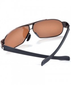 Aviator Mens Sunglasses X-Men Cool Metal Frame Amazing Design Durable Sunglasses - Black/Brown - CT11Z94EX0H $11.85