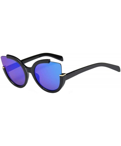 Square Women Vintage Irregular Frame Sunglasses Summer Unisex Fashion Casual Sunglasses - D - CQ18SRYEL8T $20.90