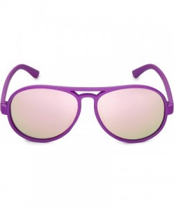 Aviator Cool Kids Aviator UV400 Sunglasses for Babies and Toddlers age 0 to 4 - Purple - Revo Rose Gold - C6199CYS4CI $14.32