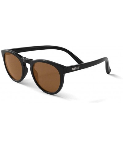 Round Polarized Round Sunglasses - Unbreakable frame - C312ODZJ52M $80.25
