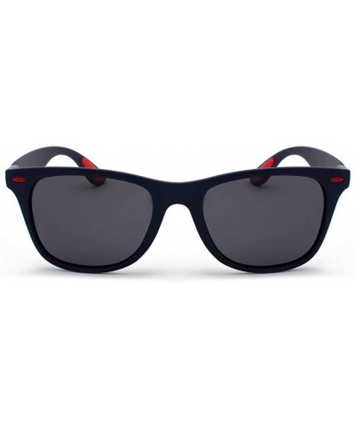 Sport Polarized Sunglasses For Women Man Metal Sunglasses Mirrored Lens Fashion Goggle Eyewear - C - CU18UM0R27I $7.78