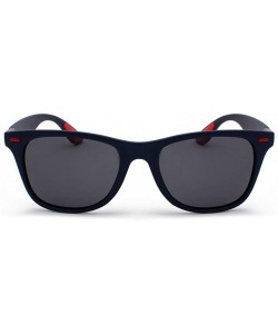 Sport Polarized Sunglasses For Women Man Metal Sunglasses Mirrored Lens Fashion Goggle Eyewear - C - CU18UM0R27I $7.78