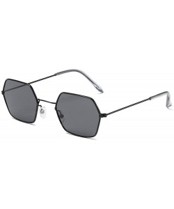 Square Fashion Square Sunglasses for Women UV Protective Glasses Casual Sunglasses for Shopping Travel - CE18NIIKWQA $11.20